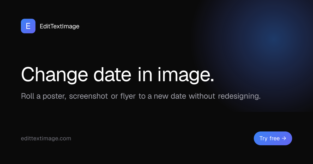 Change Date in Image Online — Free AI Date Editor | EditTextImage ...
