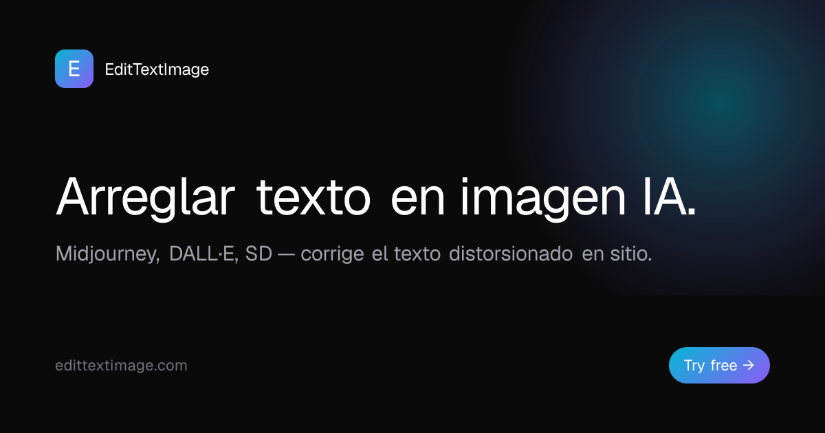 Arreglar texto en imagen IA — Editor de texto IA gratis | EditTextImage ...